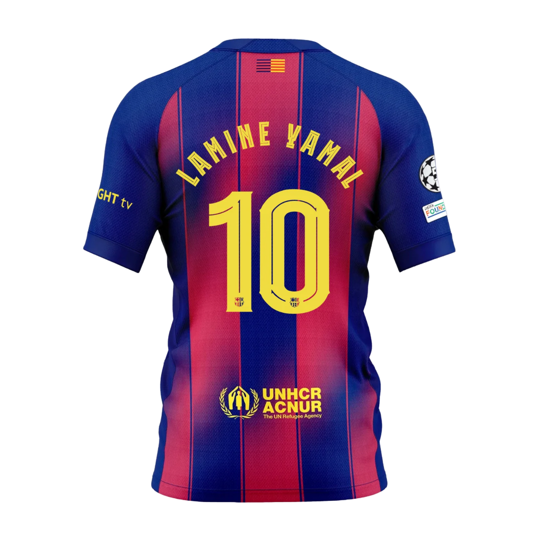 Camisa Barcelona "LAMINE YAMAL 10" 2025/26 Home