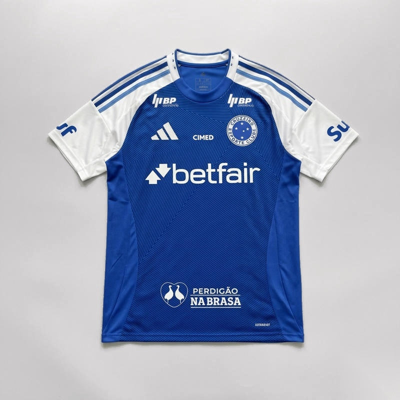Camisa Cruzeiro 2025/26 I Torcedor Todos os Patrocínios