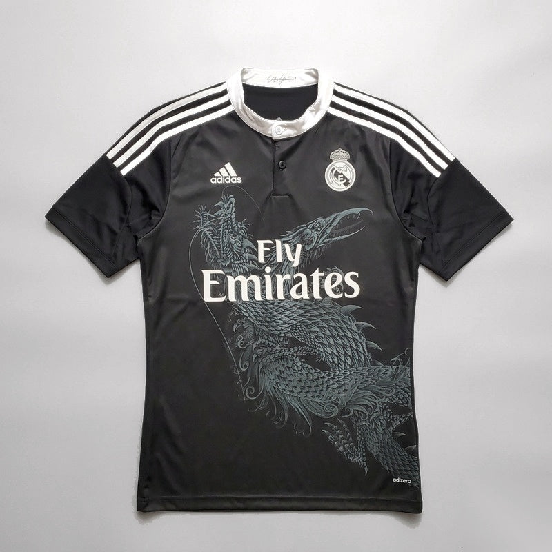 Camisa Retrô Real Madrid Preta 2015