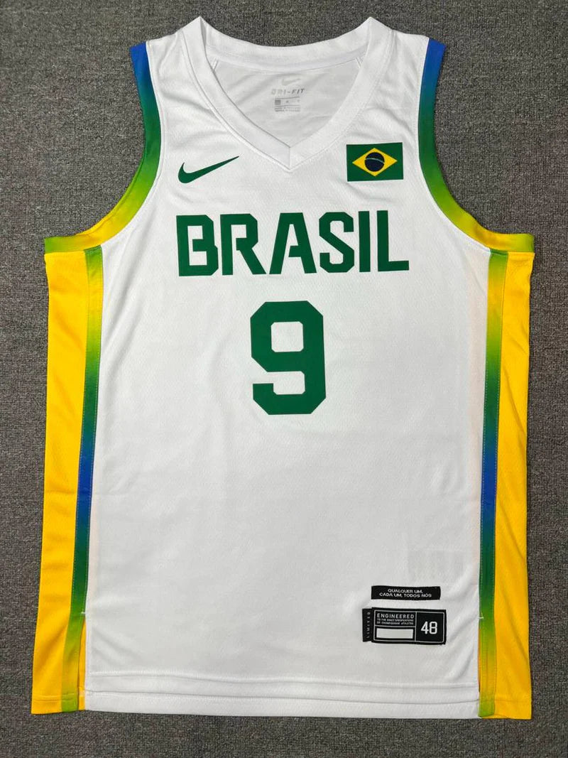 Regata Seleção Brasileira de Basquete Olimpíadas 2024 Branca