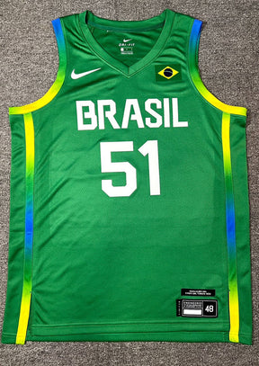 Regata Seleção Brasileira de Basquete Olimpíadas 2024 Verde