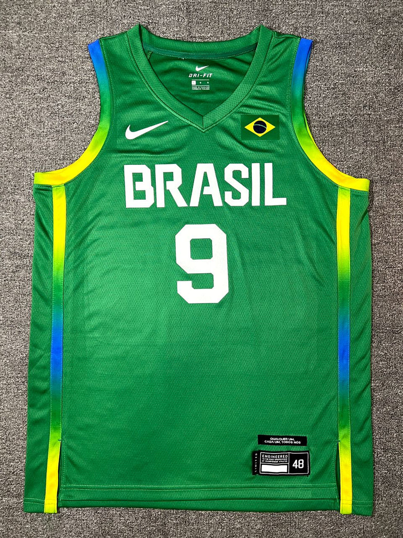 Regata Seleção Brasileira de Basquete Olimpíadas 2024 Verde