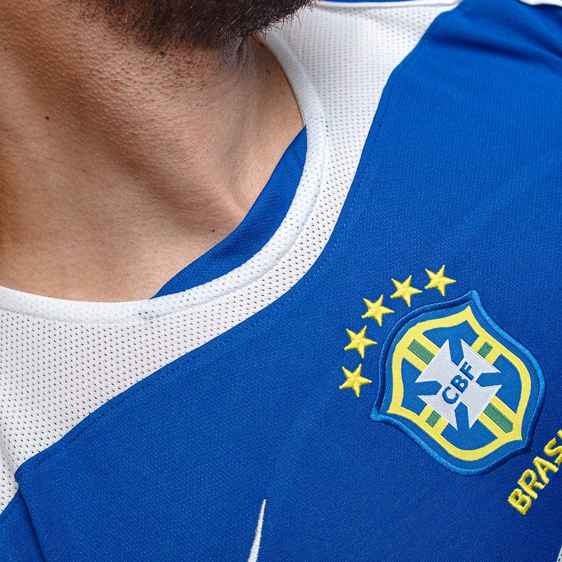 Camisa Retrô Brasil 2004 II Total 90 9 Ronaldo