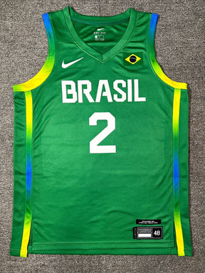 Regata Seleção Brasileira de Basquete Olimpíadas 2024 Verde