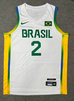 Regata Seleção Brasileira de Basquete Olimpíadas 2024 Branca