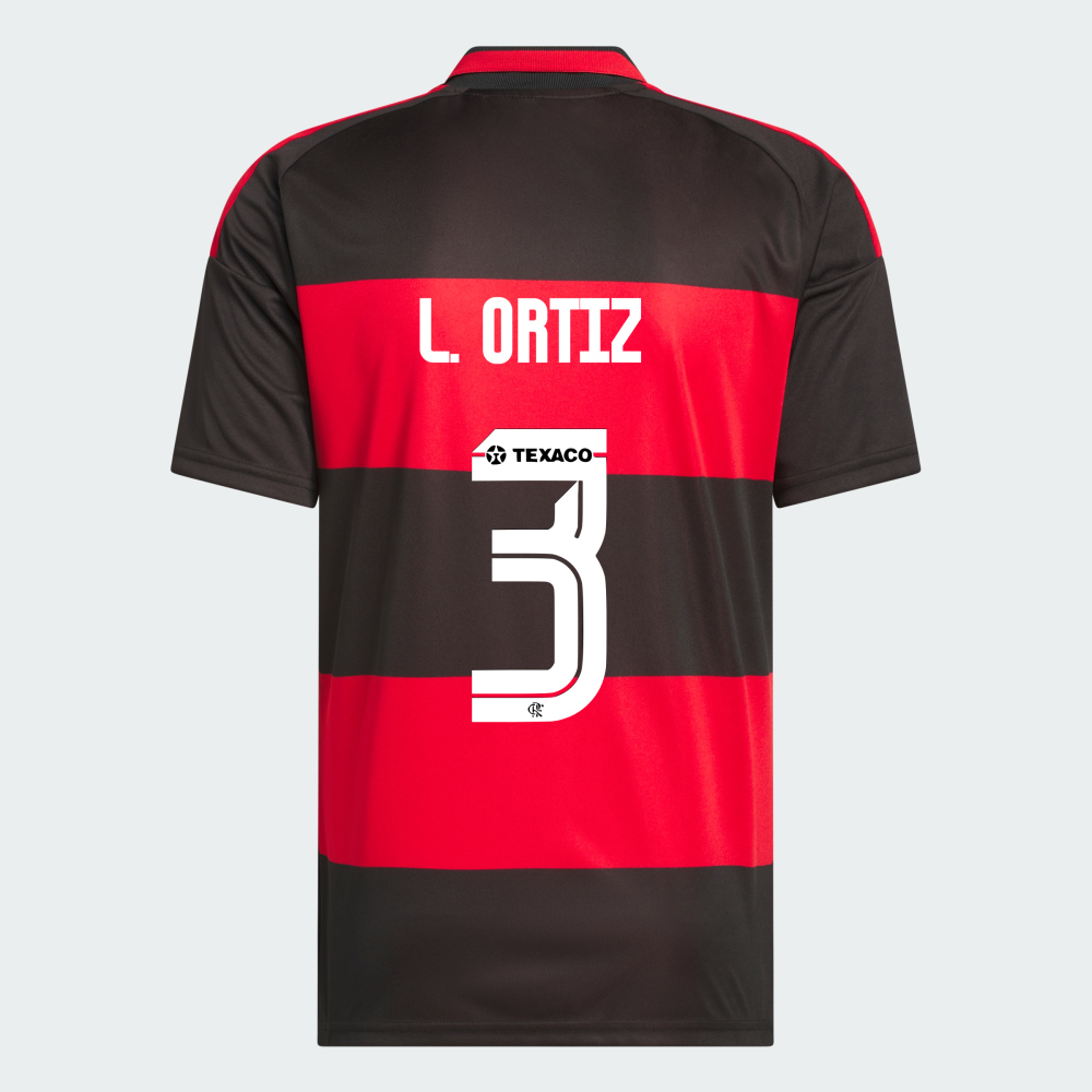 Camisa Adidas Flamengo 2026/27 I LÉO ORTIZ N° 3