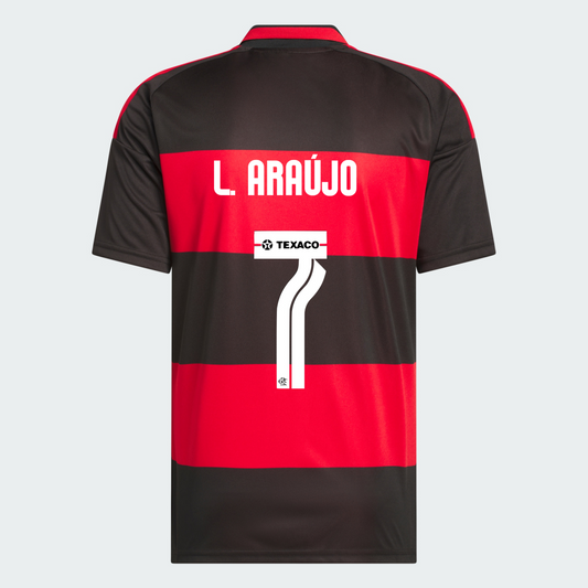 Camisa Adidas Flamengo 2026/27 I L. ARAÚJO N° 7