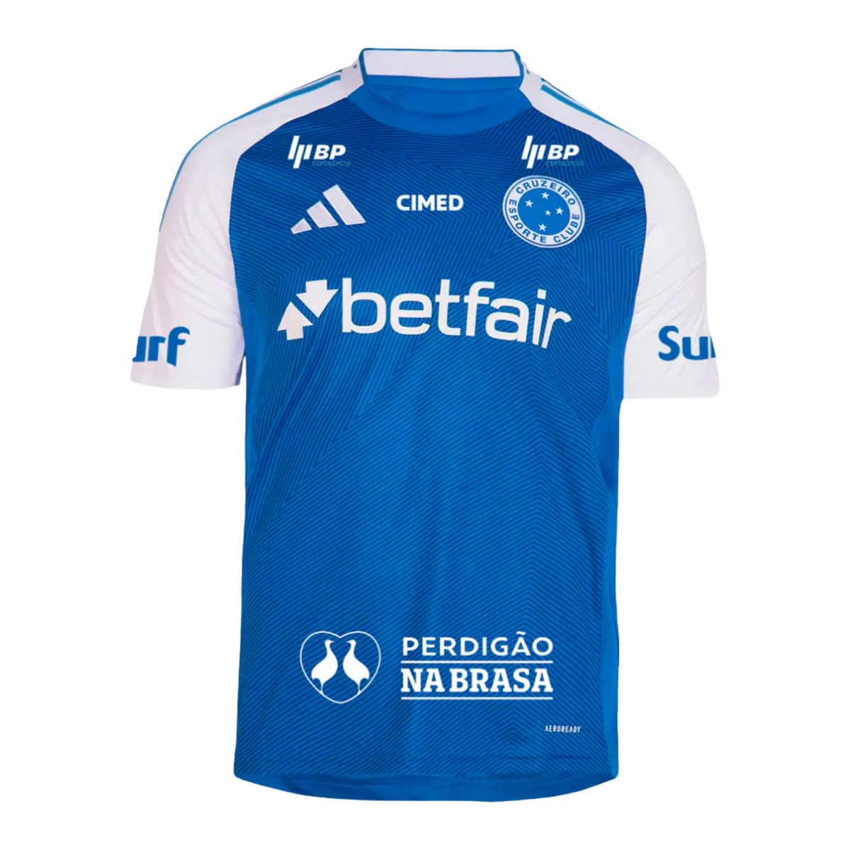 Camisa Cruzeiro Com Patrocínios 2025/26 Home