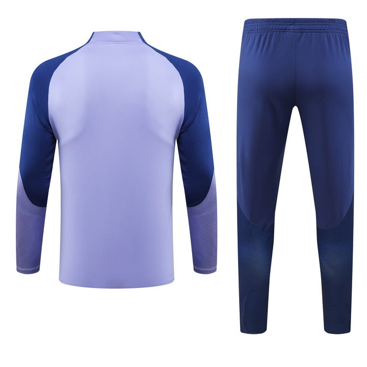 kit-treino-tottenham-zip-curto-2024-cinza