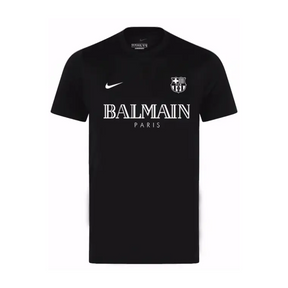 camisa-barcelona-edição-especial-balmain-paris-2024