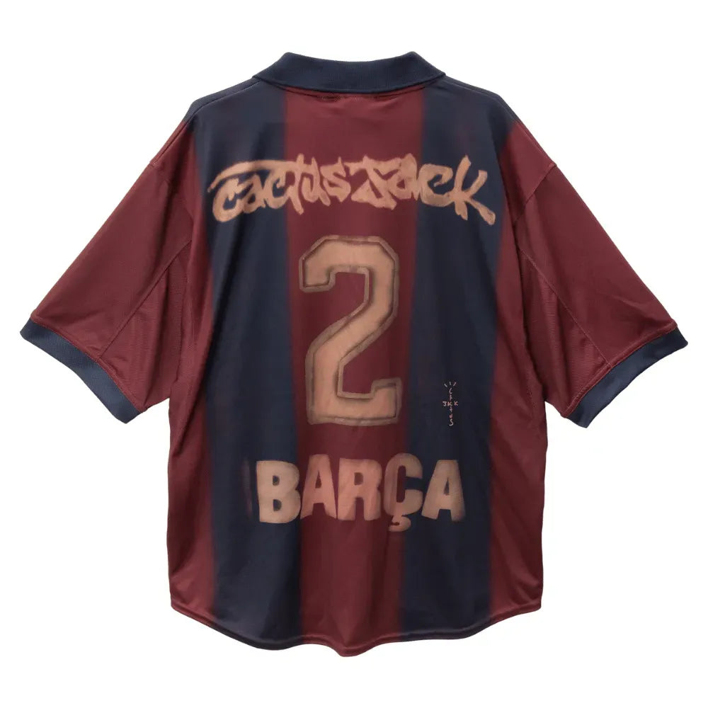 Camisa Barcelona x Travis Scott 2000/01  Home Skeleton