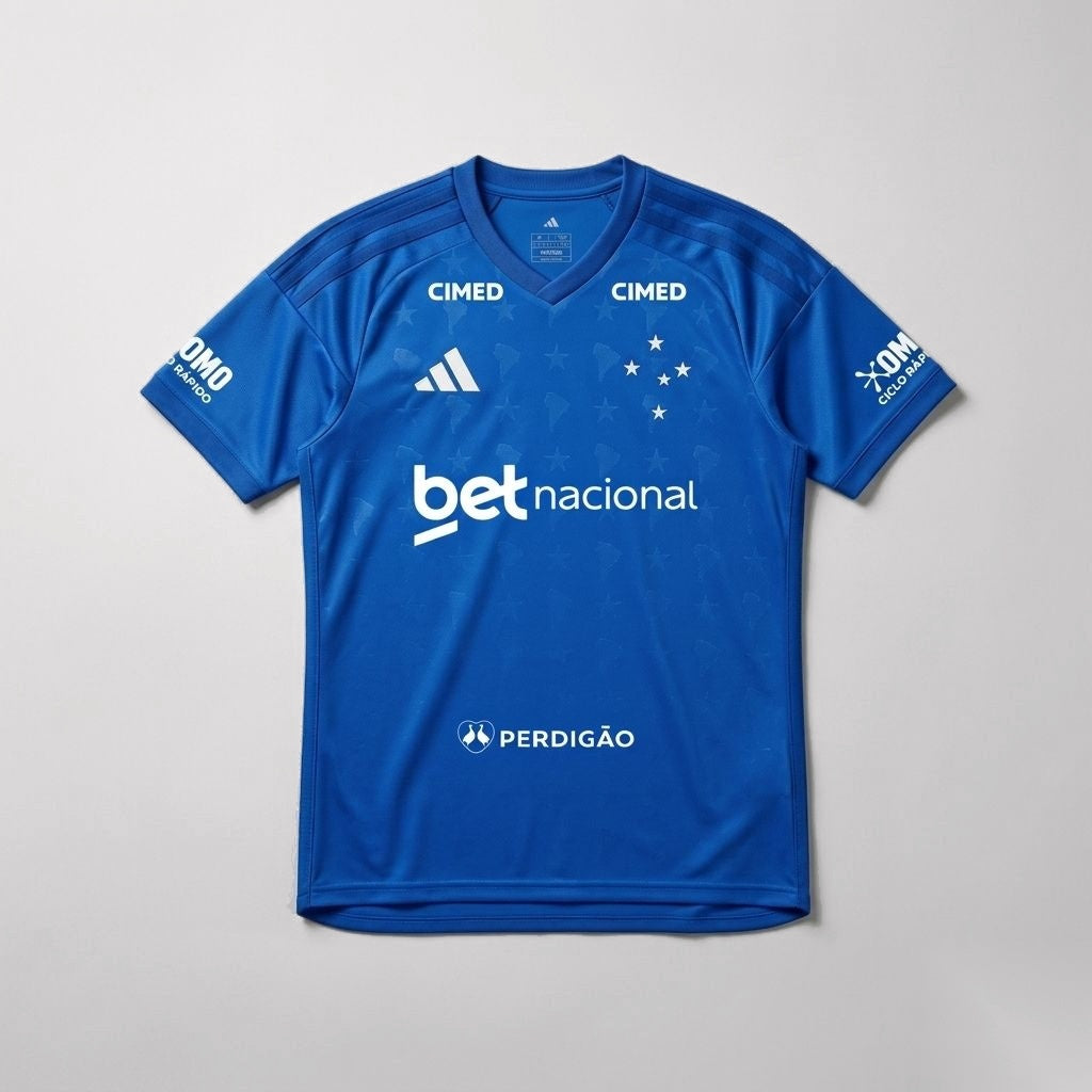 Camisa Cruzeiro 2026/27 I Torcedor Todos os Patrocínios