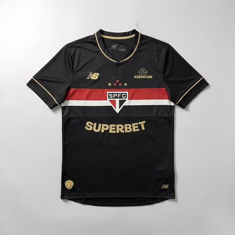 Camisa São Paulo 2025/26 III Torcedor Todos os Patrocínios