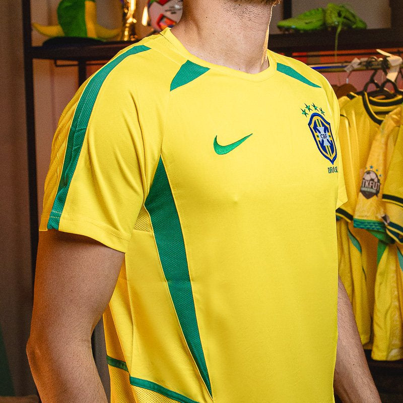 Camisa Retrô Brasil 2002 I [PRONTA ENTREGA]