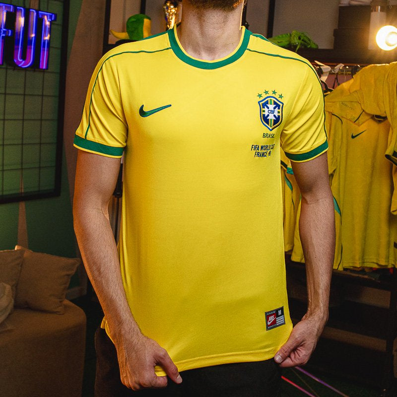 Camisa Retrô Brasil 1998 I Finals