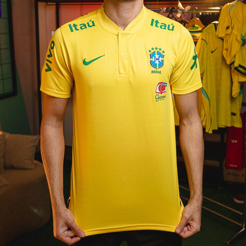Camisa Brasil Guaraná Amarela