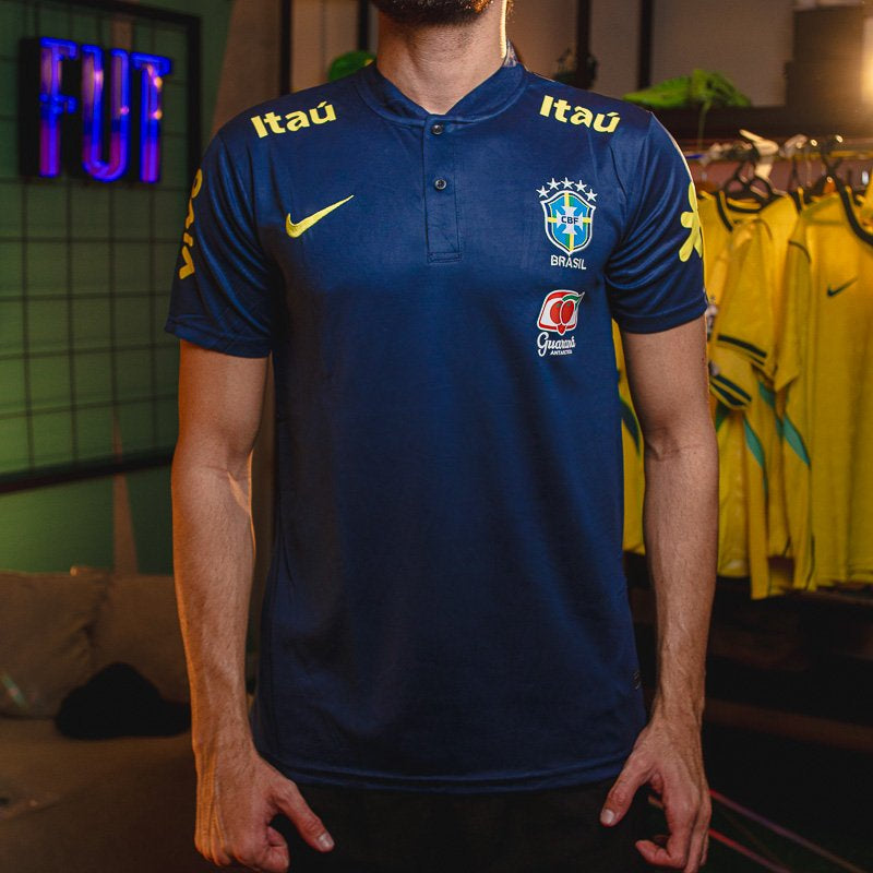 Camisa Brasil Guaraná Marinho