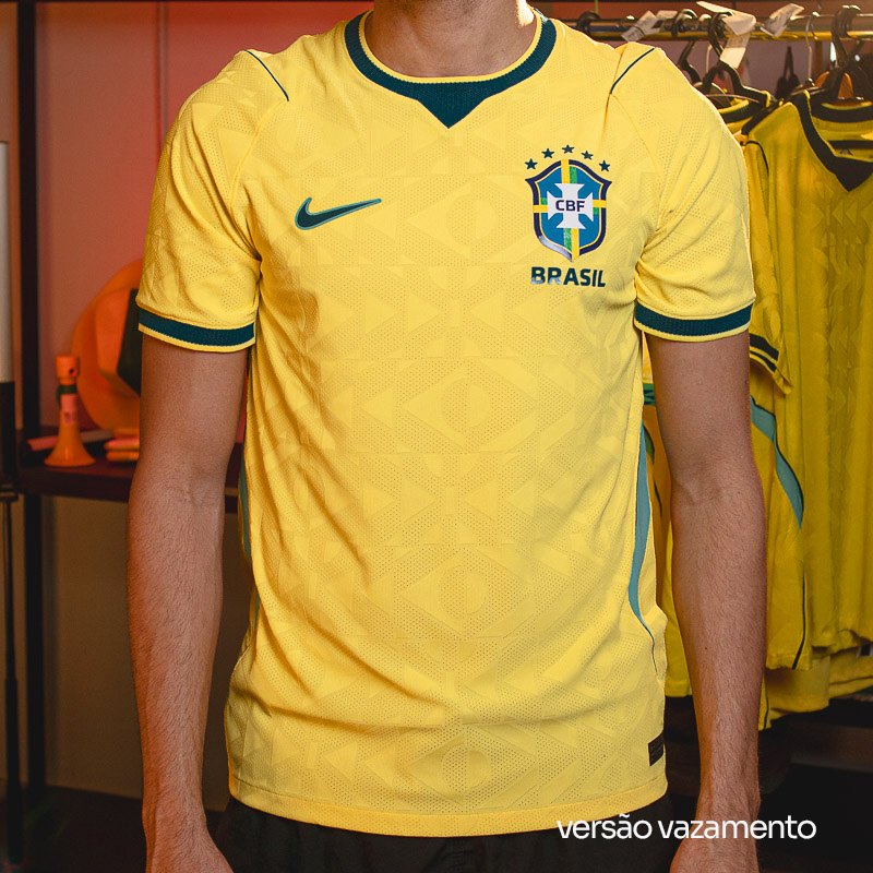 Camisa Brasil 2026/27 I Jogador Versão Vazamento