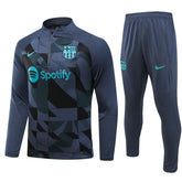 kit-treino-agasalho-calça-barcelona-zip-curto-2024-cinza