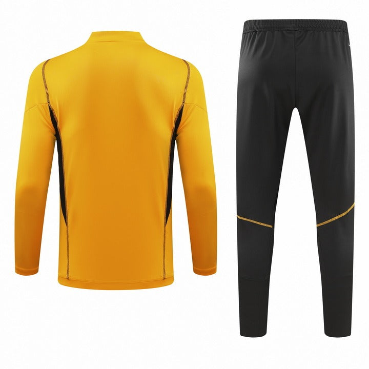 kit-treino-agasalho-calça-internacional-zip-curto-2024-laranja