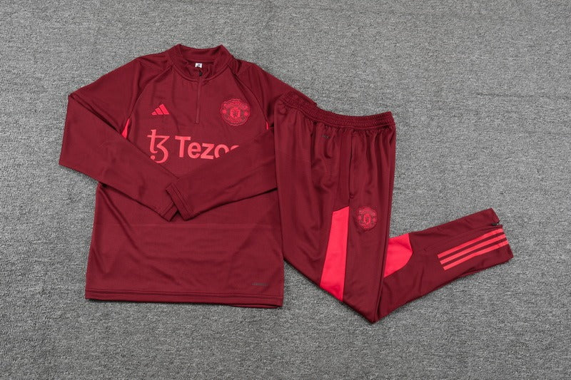 kit-treino-manchester-united-zip-curto-2024-vermelho