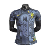 Camisa Player do Brasil Preta Cristo Redentor 2024 Unissex