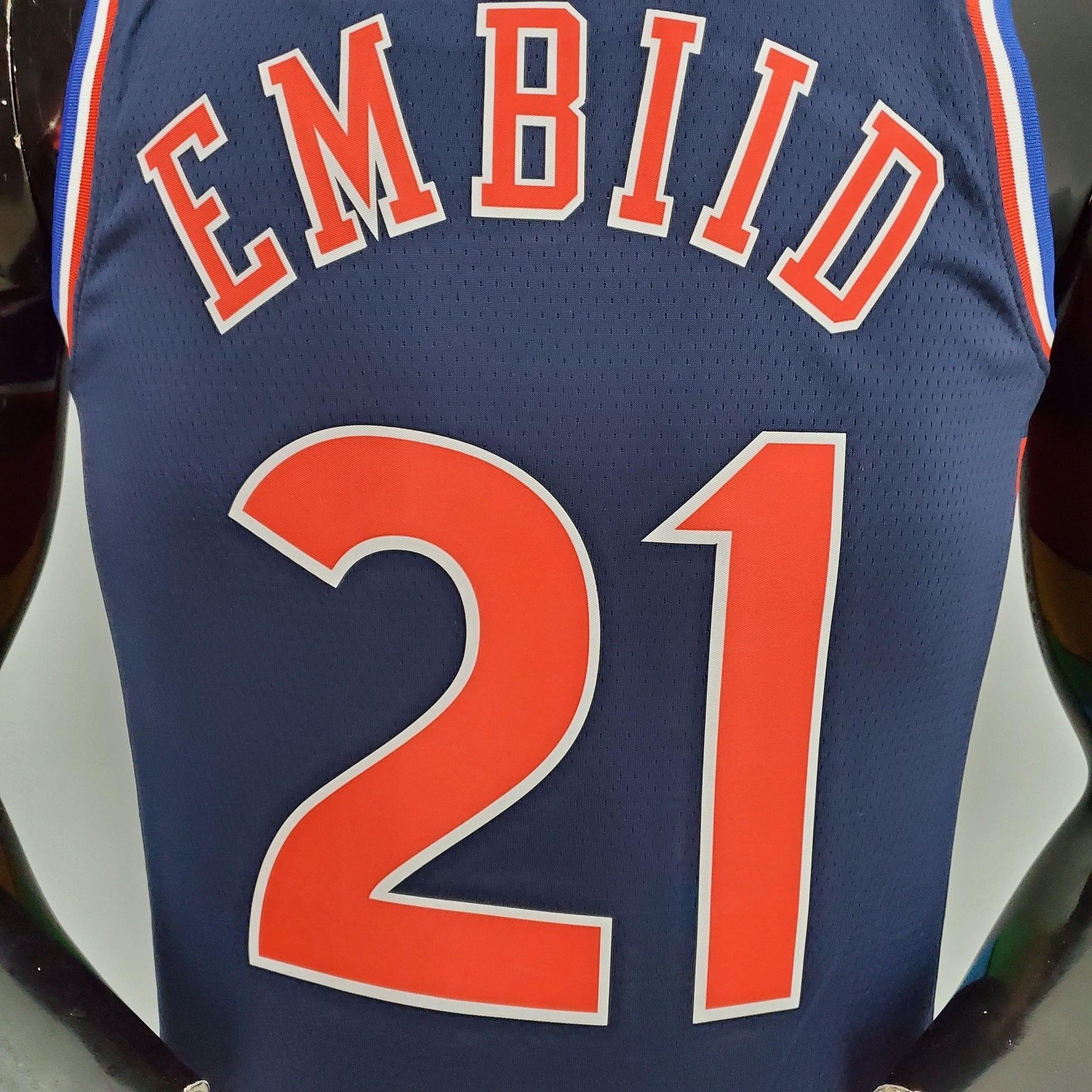 Regata NBA Philadelphia 76ers - Joel Embiid #21 Royal Blue