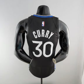 Regata NBA Golden State Warriors - Stephen Curry #30 City Edition Black and Grey