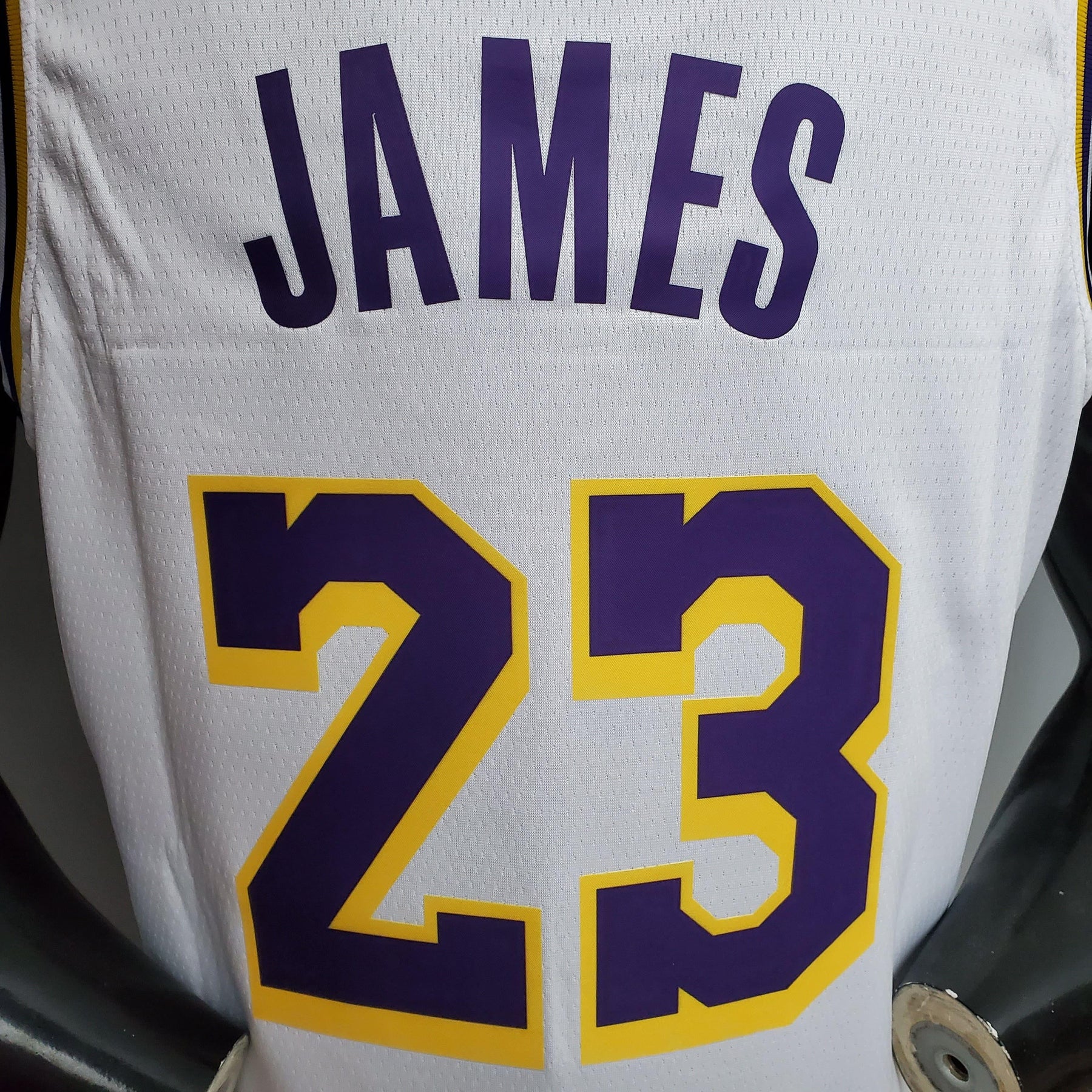 Regata NBA Los Angeles Lakers - LeBron James #23 NCR White