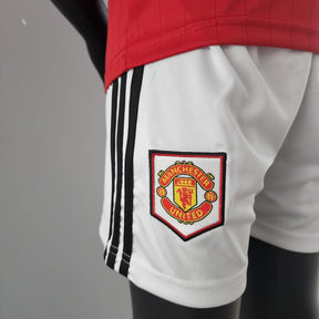 Conjunto Infantil Manchester United 2022/23 - Home - ResPeita Sports 