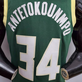 Regata NBA Milwaukee Bucks - Antetokounmpo #34 Fruit Green