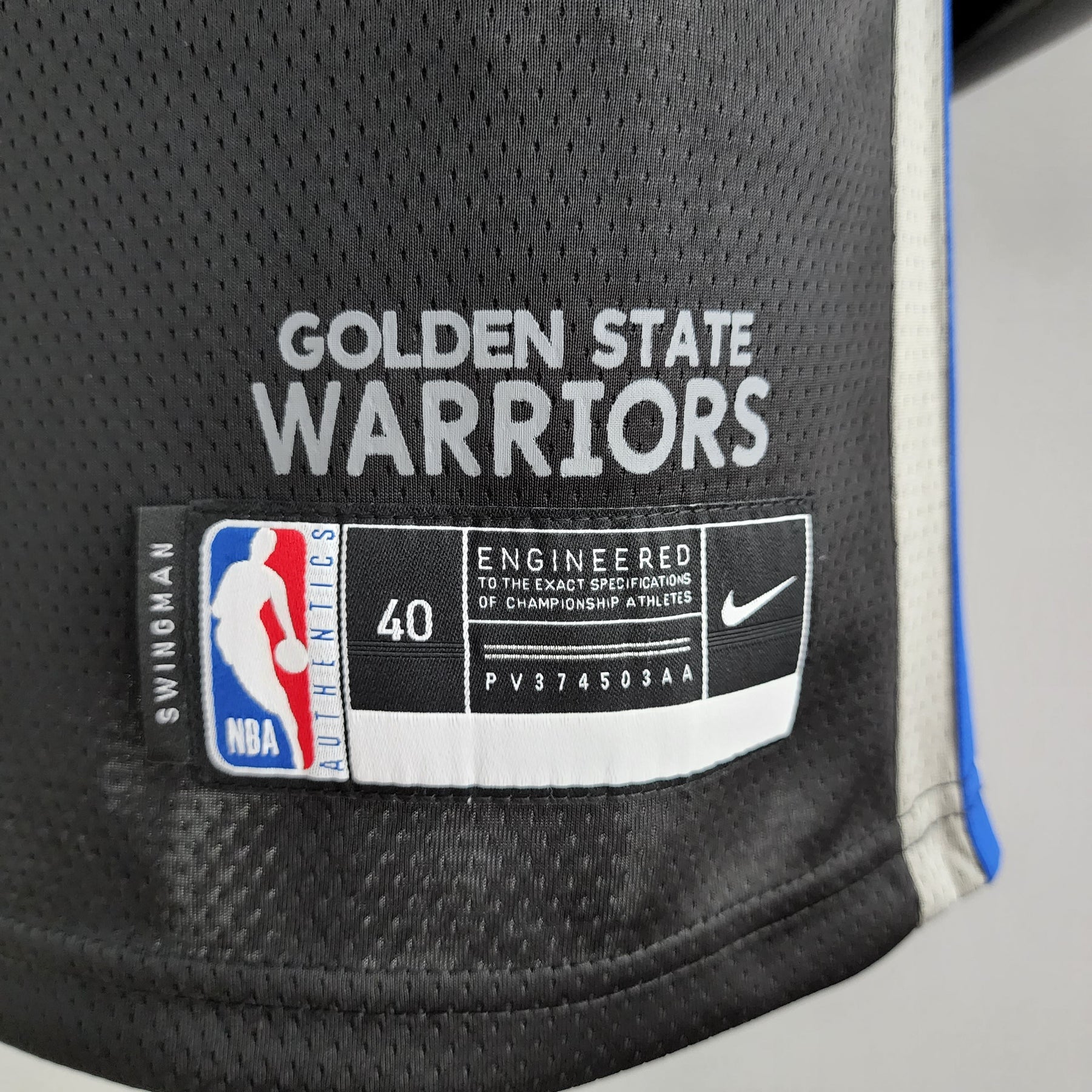 Regata NBA Golden State Warriors - Green #23 City Edition Black and Grey