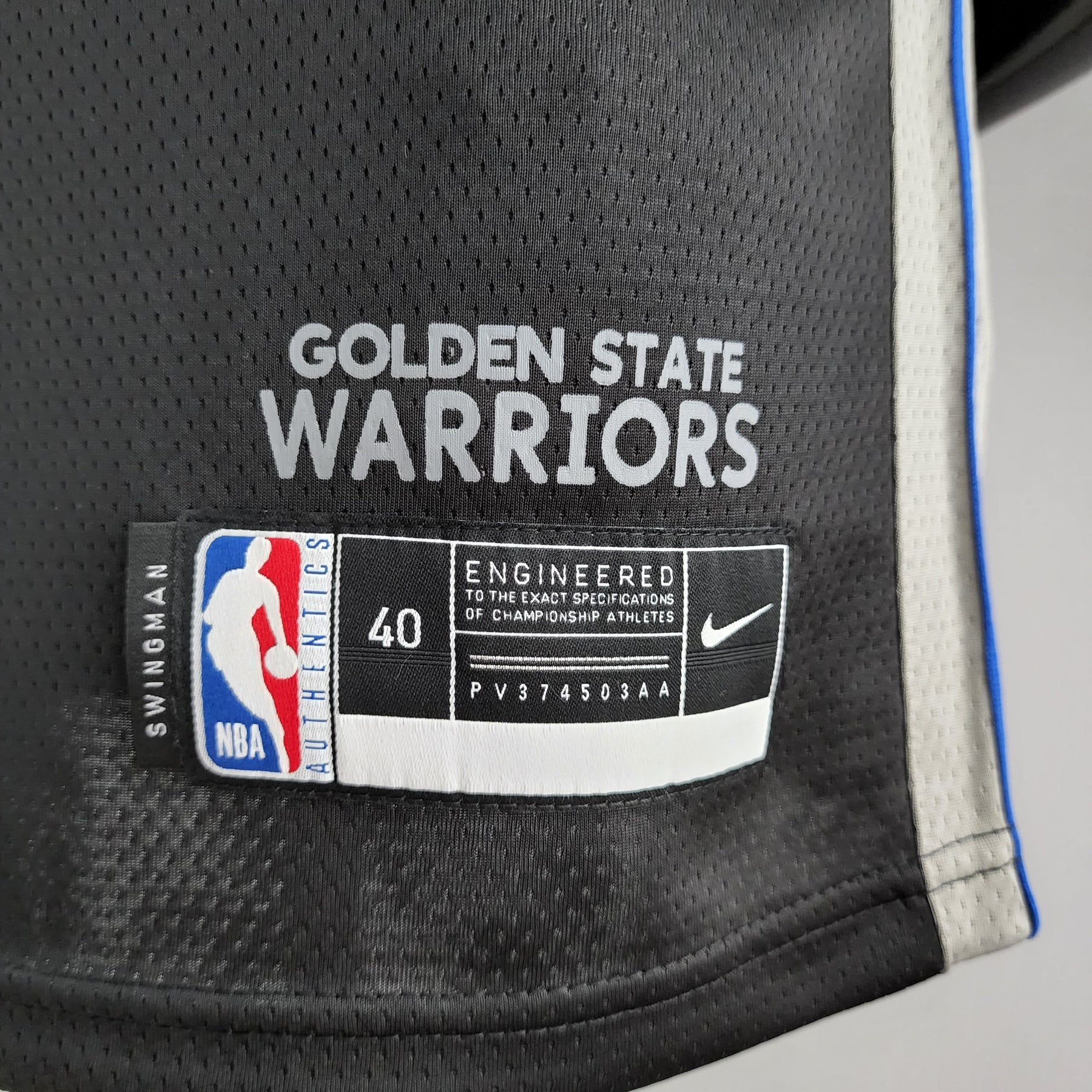 Regata NBA Golden State Warriors - Jordan Poole #3 City Edition Black and Grey