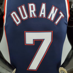 Regata NBA Brooklyn Nets - Durant #7 City Edition Royal Blue