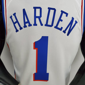 Regata NBA Philadelphia 76ers - Harden #1 White