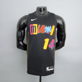 Regata NBA Miami Heat - Hero #14 City Edition Black