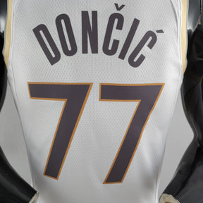 Regata NBA Dallas Mavericks - Doncic #77 City Edition White