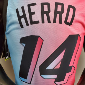 Regata NBA Miami Heat - Hero #14 City Edition Pink Blue