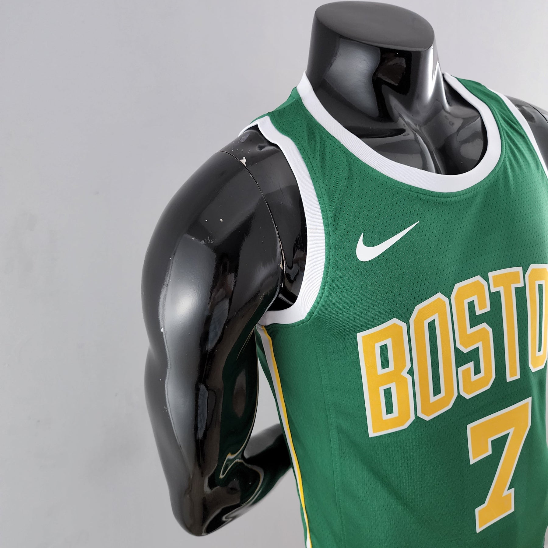 Regata NBA Boston Celtics - Jaylen Brown #7 Gold Green