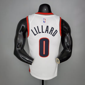 Regata NBA Portland Trail Blazers - Lillard #0 White