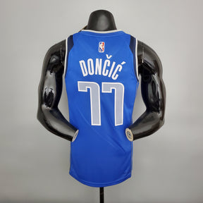 Regata NBA Dallas Mavericks - Doncic #77 Lone Ranger Blue