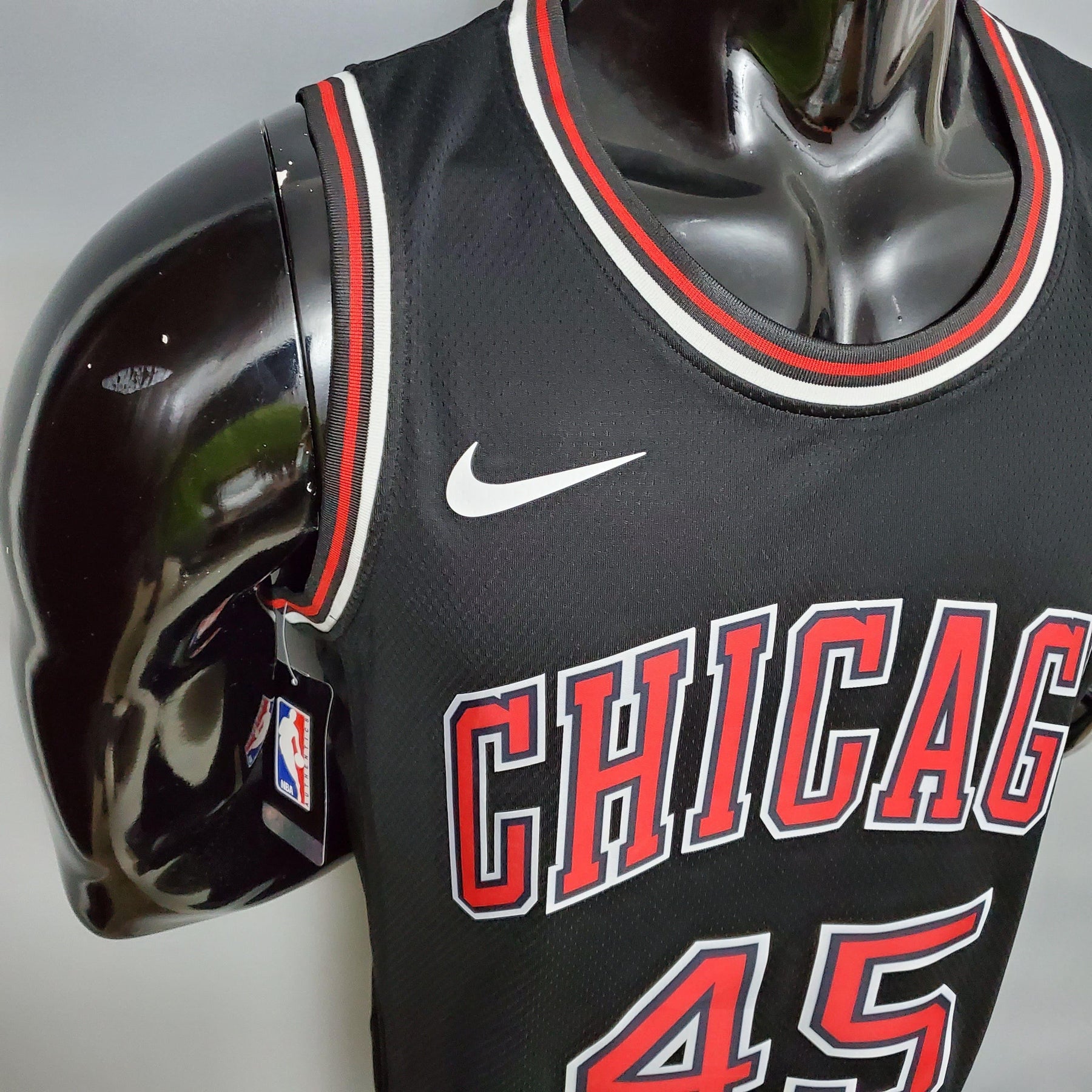 Regata NBA Chicago Bulls - Jordan #45 NCR Black