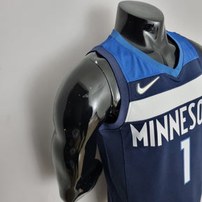 Regata NBA Minnesota Timberwolves - Edwards #1 Royal Blue