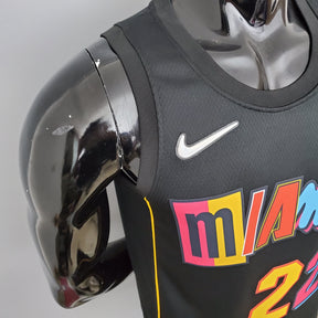 Regata NBA Miami Heat - Butler #22 City Edition Black