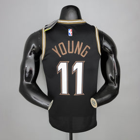 Regata NBA Atlanta Hawks - Trae Young #11 City Edition Black