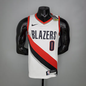 Regata NBA Portland Trail Blazers - Lillard #0 White