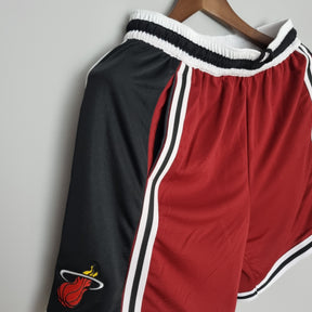 Shorts  Miami Heat Red Black NBA