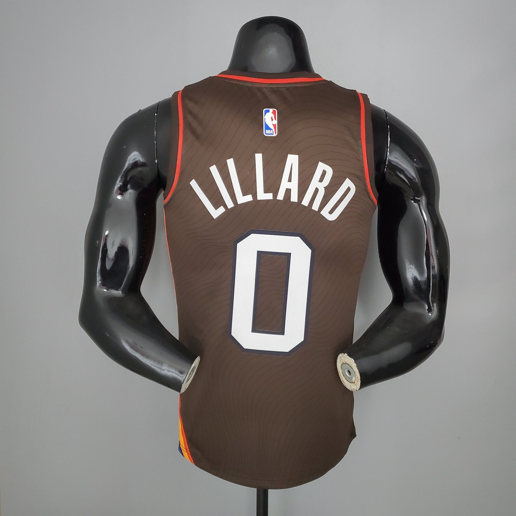 Regata NBA Portland Trail Blazers - Lillard #0 City Edition Brown