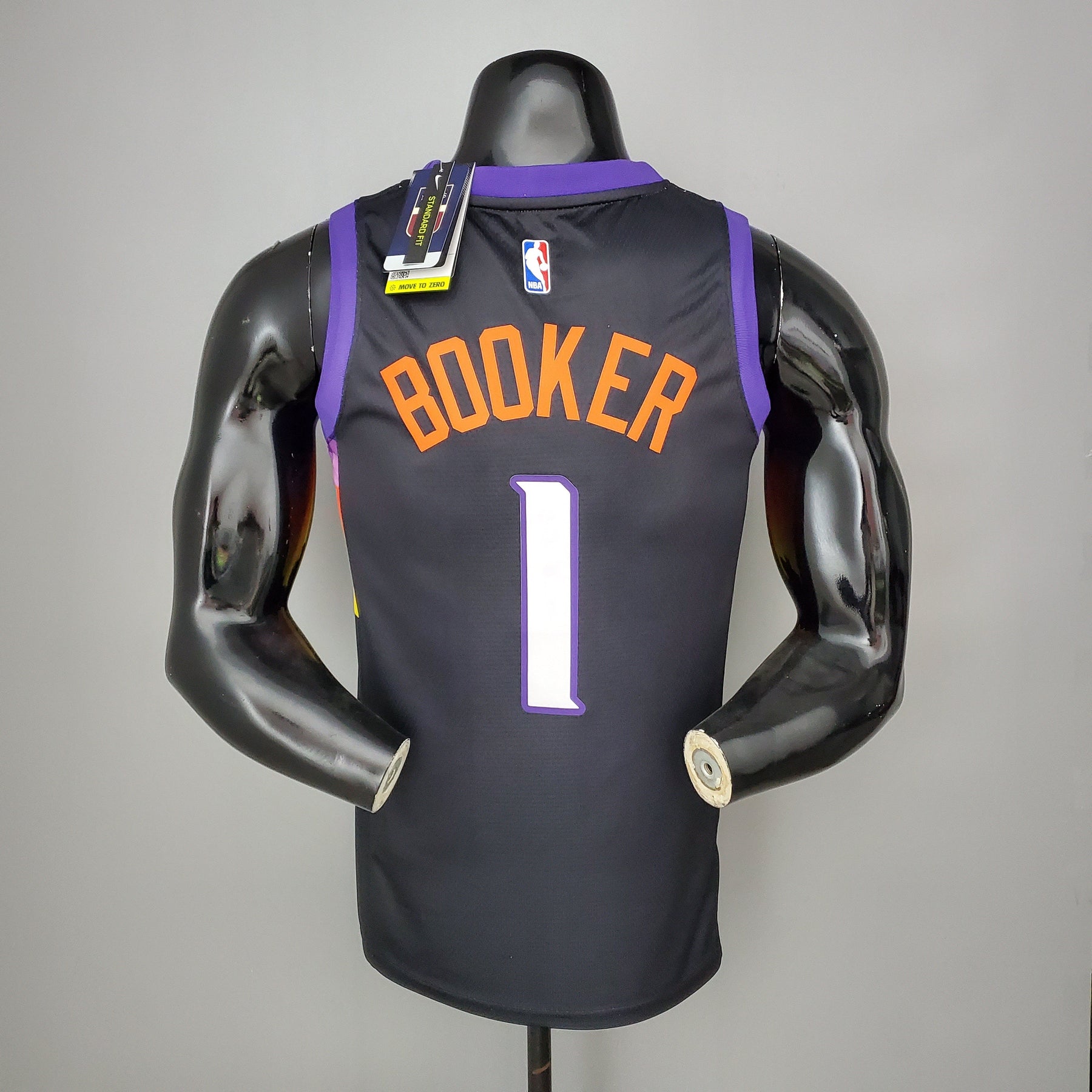 Regata NBA Phoenix Suns - Booker #1 The Valley Edition Black