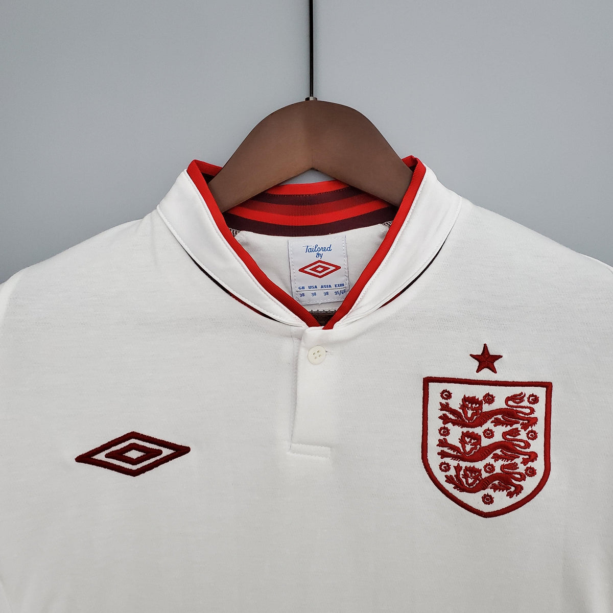 Camisa Retrô Seleção Inglaterra 2012/12 Home - ResPeita Sports